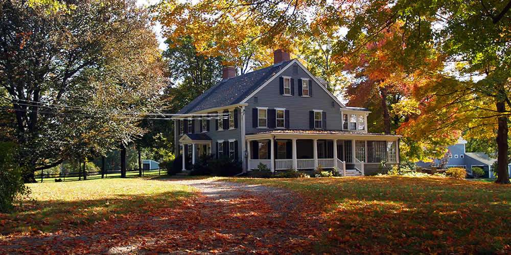 Nice house in the fall